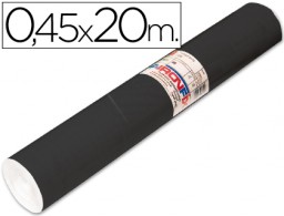 Rollo adhesivo Aironfix 100µ negro mate 0,45x20 m.